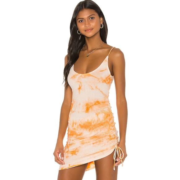 Lovers and Friends Violeta Mini Dress in Orange NWT Size Small - Picture 1 of 3